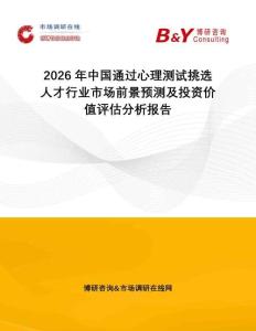 2026年中國(guó)通過心理測(cè)試挑選人才行業(yè)市場(chǎng)前景預(yù)測(cè)及投資價(jià)值評(píng)估分析報(bào)告