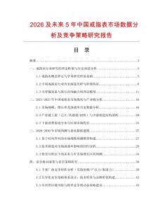 2026及未來5年中國戒指表市場數(shù)據(jù)分析及競爭策略研究報告
