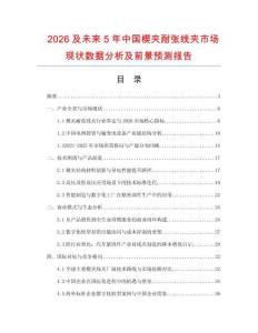 2026及未來5年中國楔夾耐張線夾市場現(xiàn)狀數(shù)據(jù)分析及前景預測報告