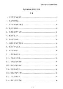 熱力網(wǎng)絡(luò)智能監(jiān)控方案