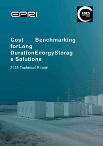 長時儲能方案的成本基準分析（英文版）-