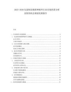 2025-2030先進(jìn)制農(nóng)精準(zhǔn)種植環(huán)行業(yè)市場(chǎng)供需分析及投資機(jī)會(huì)規(guī)劃發(fā)展報(bào)告