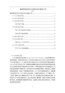《【集團網絡規劃設計的相關技術基礎介紹】5800字》