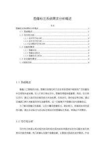 《【圖像標注系統需求分析概述】2200字》