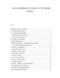2025-2030橡膠制品行業(yè)市場競爭與產(chǎn)業(yè)升級(jí)策略研究報(bào)告