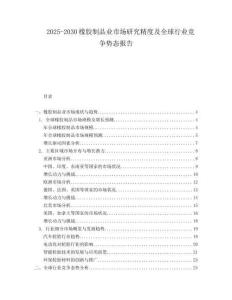 2025-2030橡膠制品業市場研究精度及全球行業競爭勢態報告