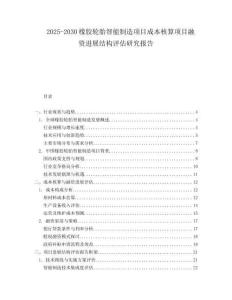 2025-2030橡膠輪胎智能制造項(xiàng)目成本核算項(xiàng)目融資進(jìn)展結(jié)構(gòu)評(píng)估研究報(bào)告