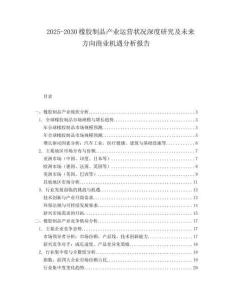 2025-2030橡膠制品產(chǎn)業(yè)運(yùn)營狀況深度研究及未來方向商業(yè)機(jī)遇分析報(bào)告