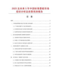 2025及未來5年中國標準墨輥市場現狀分析及前景預測報告