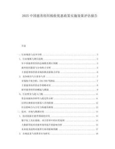 2025中國慈善組織稅收優惠政策實施效果評估報告
