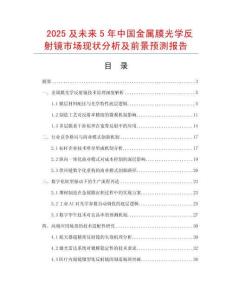 2025及未來(lái)5年中國(guó)金屬膜光學(xué)反射鏡市場(chǎng)現(xiàn)狀分析及前景預(yù)測(cè)報(bào)告