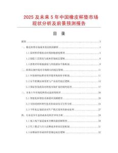 2025及未來5年中國橡皮杯墊市場現狀分析及前景預測報告