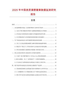 2025年中國(guó)表層滴塑徽章數(shù)據(jù)監(jiān)測(cè)研究報(bào)告