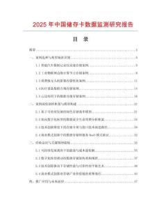 2025年中國儲存卡數據監測研究報告