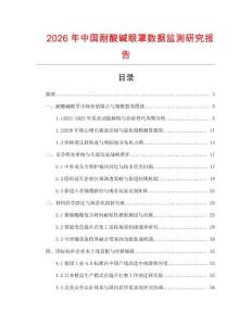 2026年中國耐酸堿眼罩數據監測研究報告