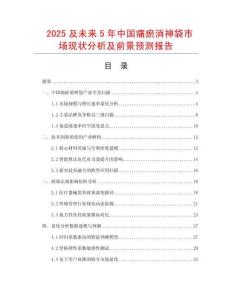 2025及未來5年中國痛瘀消神袋市場現狀分析及前景預測報告