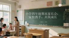 小學(xué)四年級(jí)期末家長(zhǎng)會(huì)：家校攜手，共筑成長(zhǎng)