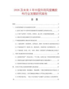 2026及未來5年中國外用風(fēng)濕痛膠布行業(yè)發(fā)展研究報告
