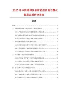 2025年中國(guó)清棉變頻智能型自調(diào)勻整儀數(shù)據(jù)監(jiān)測(cè)研究報(bào)告