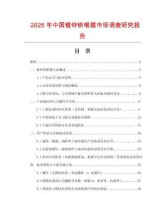 2025年中國鍍鋅鐵喉箍市場調(diào)查研究報(bào)告