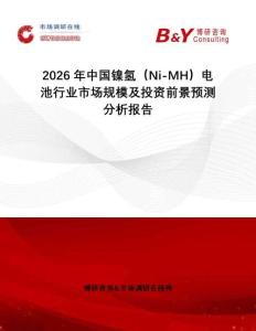 2026年中國鎳氫（Ni-MH）電池行業市場規模及投資前景預測分析報告