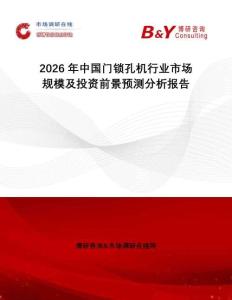 2026年中国门锁孔机行业市场规模及投资前景预测分析报告