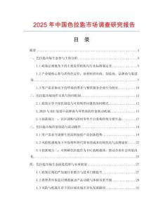 2025年中國色拉匙市場調查研究報告