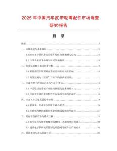 2025年中國汽車皮帶輪零配件市場調查研究報告