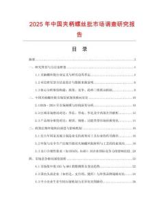2025年中國夾柄螺絲批市場調查研究報告