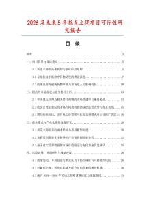 2026及未來5年抵克立得項目可行性研究報告