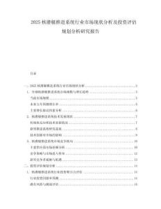 2025核潛艇推進系統行業市場現狀分析及投資評估規劃分析研究報告