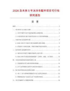 2026及未來5年冰冷車配件項目可行性研究報告