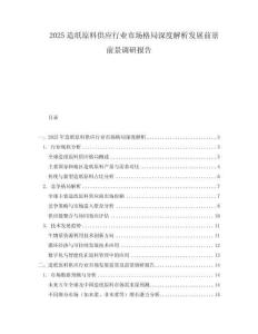 2025造紙原料供應行業市場格局深度解析發展前景前景調研報告