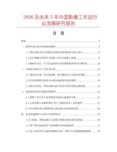 2026及未來5年中國影像工作站行業發展研究報告