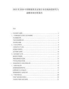 2025至2030中國眼鏡架及安裝行業市場深度研究與戰略咨詢分析報告