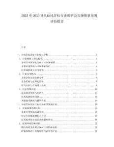 2025至2030导航信标浮标行业调研及市场前景预测评估报告