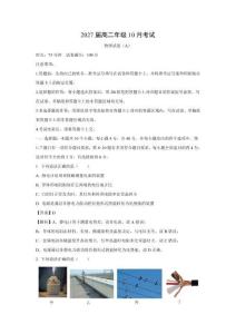 【物理】湖北省2025-2026學年高二上學期10月月考試題(解析版)