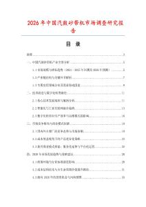 2026年中國汽鼓砂帶機市場調查研究報告