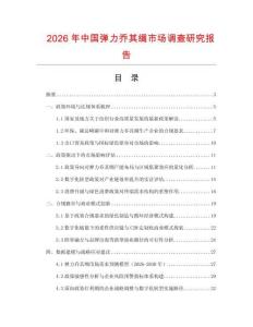 2026年中國(guó)彈力喬其綢市場(chǎng)調(diào)查研究報(bào)告