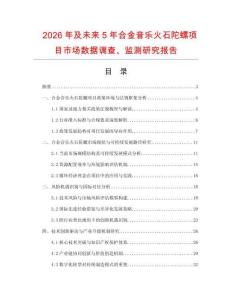 2026年及未來5年合金音樂火石陀螺項目市場數據調查、監測研究報告