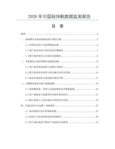 2026年中國輕快靴數據監測報告