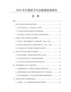 2026年中國珠子花邊數據監測報告