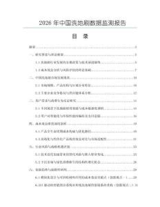 2026年中國(guó)洗地刷數(shù)據(jù)監(jiān)測(cè)報(bào)告