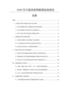 2026年中國消音網數據監測報告