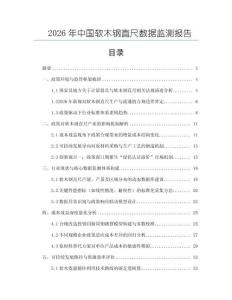 2026年中國軟木鋼直尺數據監測報告