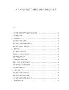 2025時尚零售買手制模式與選品策略分析報告