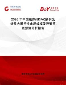 2026年中國迷你(EDFA)摻鉺光纖放大器行業(yè)市場規(guī)模及投資前景預(yù)測分析報(bào)告
