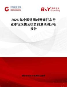 2026年中國通用越野摩托車行業市場規模及投資前景預測分析報告