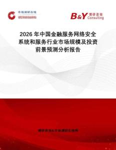 2026年中國金融服務網絡安全系統和服務行業市場規模及投資前景預測分析報告