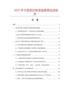 2025年中國密封修理盒數據監測報告
